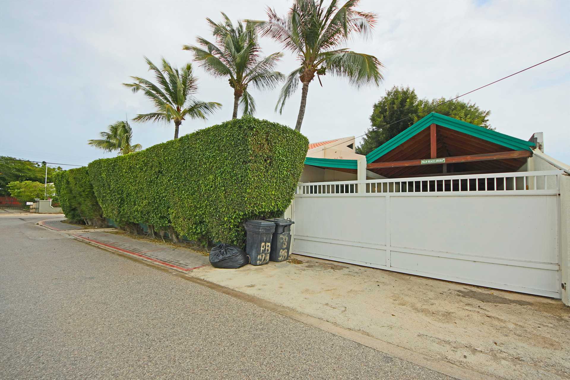 The Palm Beach Fortress garage gate