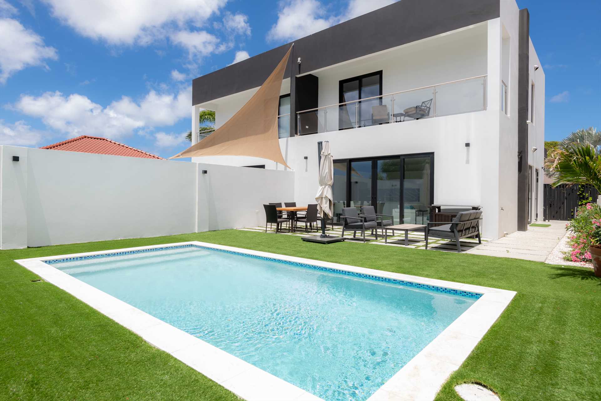 A modern haven with a pool for your exclusive enjoyment